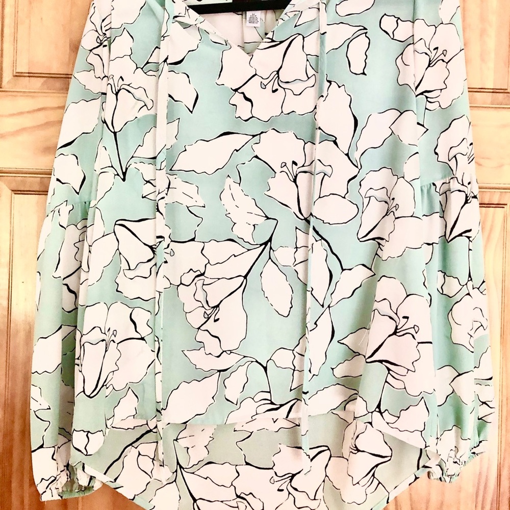 Light and Airy Baby Blue Blouse